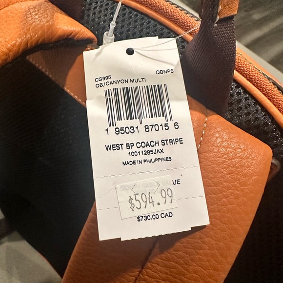 Authentic Coach Backpack - BRAND NEW! - Picture 3 of 3